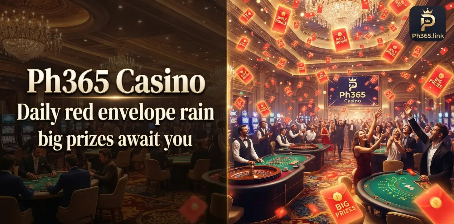 Ph365 Casino Daily red envelope rain big prizes await you